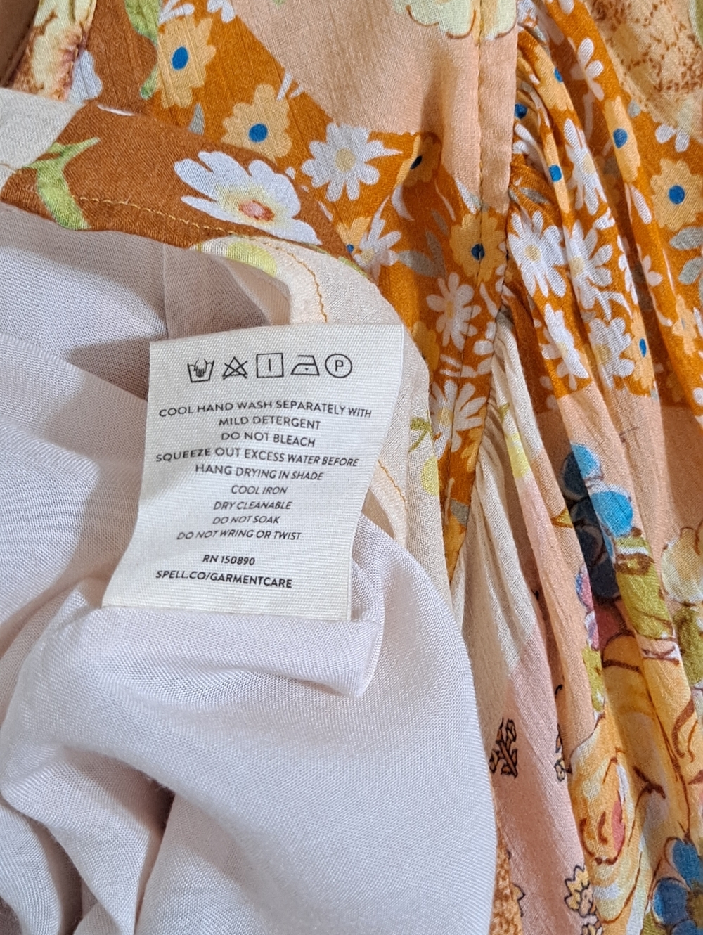 Spell~ Freda Boho Mini Dress (Amber) - Picture 12 of 13